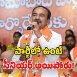 Etela Rajender: మరో బాంబు పేల్చిన ఈటల రాజేందర్.. సీనియారిటీపై షాకింగ్ కామెంట్స్