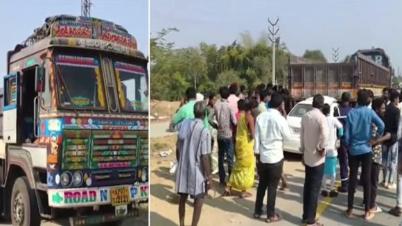 Road Accident: చిత్తూరు జిల్లాలో ఘోర రోడ్డు ప్రమాదం.. లారీని ఢీ కొట్టిన కారు, స్పాట్ లో ఐదుగురు మృతి