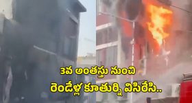 Delhi Fire Accident: మంటల నుంచి తప్పించుకునేందుకు.. రెండేళ్ల కూతుర్ని 3వ అంతస్తు నుంచి విసిరి, ఆపై తాను దూకి!
