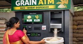 Grain ATM: ఈ ఏటీఎం నుంచి డబ్బులు రావు.. ధాన్యం, గోధుమలు వస్తాయి