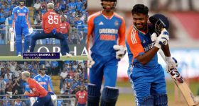 Ind vs Eng 2nd Semi-Final: మ‌రోసారి ఫ్లాప్, ఇంగ్లాండ్ ప్లేయ‌ర్ ను బూతులు తిట్టిన అభిషేక్,   సంజు అర్ధ సెంచ‌రీ.. సంజు సెంచ‌రీ మిస్‌