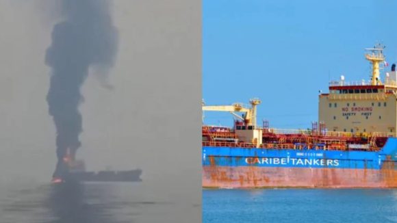 Iran Attack Oil Tanker Oman Coast: చమురు ట్యాంకర్‌పై ఇరాన్‌ దాడి.. నలుగురు భారతీయులకు గాయాలు