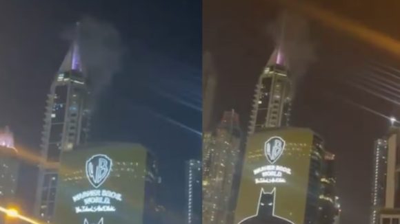 Iran Drone Hits Dubai: మాట తప్పిన ఇరాన్.. దుబాయ్‌లోని మెరీనా టవర్స్‌‌పై డ్రోన్ల దాడి, ఆపై మంటలు