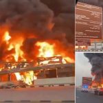 Dubai International Airport: మంటల్లో దుబాయ్ ఎయిర్‌పోర్టు.. ఇంధన ట్యాంక్‌పై డ్రోన్ దాడి, ఆలస్యంగా ఫుటేజ్