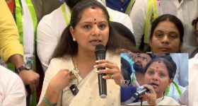 Kalvakuntla Kavitha: పేదలకు ఒక న్యాయం.. బడా బాబులకు ఒక న్యాయమా..? మూసీ ఒడ్డున కవిత ఆందోళన