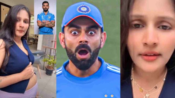 Kohli Lady Fan: విరాట్ కోహ్లీ వల్లే ప్రెగ్నెంట్ అయ్యా.. బేబీ బంప్ చూపిస్తూ లేడీ హల్చల్