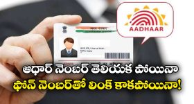 Aadhaar card: ఆధార్ కార్డు మిస్సయిందా? నంబర్ తెలియకపోయినా, మొబైల్ లింక్ లేకున్నా, ఇలా రికవర్ చేసుకోవచ్చు!