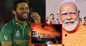 Shahid Afridi: ఆఫ్ఘానిస్తాన్ పై వేసిన బాంబుల‌కు ఇండియా వ‌ణికిపోతోంది !