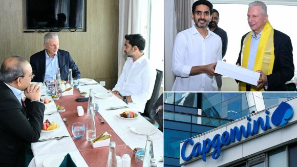 Visakhapatnam: క్యాప్ జెమిని సీఈవో ఐమాన్‌తో మంత్రి లోకేష్ భేటీ, రాష్ట్రంలో పెట్టుబడులపై కీలక చర్చ