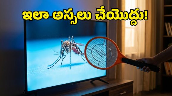Mosquito Bat Risks: మస్కిటో బ్యాట్‌ను టీవీ దగ్గర పెడుతున్నారా? అయితే, మీరు కొత్త టీవీ కొనుక్కోవాల్సిందే, ఎందుకంటే?