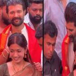 Virosh:స్వామివారి ఆశీస్సులు తీసుకున్న కొత్త దంపతులు.. హైదరాబాద్ గుడిలో విరోష్ జంట..!
