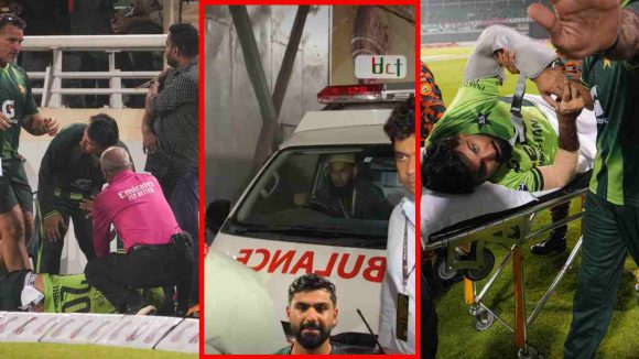 Hussain Talat Injury: గ్రౌండ్ లోనే కుప్ప‌కూలిన పాక్ ప్లేయ‌ర్ హుస్సేన్..రంగంలోకి అంబులెన్స్‌
