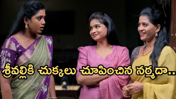 Illu Illalu Pillalu Today Episode: శ్రీవల్లికి దిమ్మతిరిగే షాక్.. సాగర్, నర్మద మధ్య గొడవ.. శ్రీవల్లిని పరుగులు పెట్టించిన నర్మద…