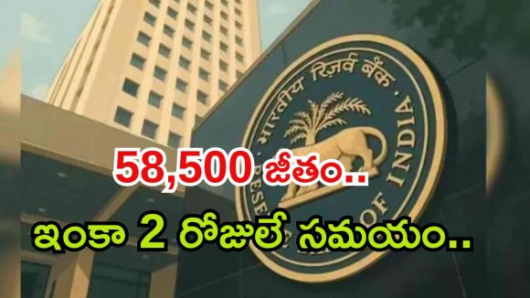 RBI Recruitment: నిరుద్యోగులకు గోల్డెన్ ఛాన్స్.. ఆర్బీఐలో 650 ఉద్యోగాలు, క్వాలిఫికేషన్ ఇదే
