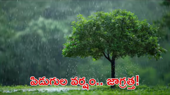 Weather Update: తెలుగు రాష్ట్రాల్లో భారీ వర్షాలు.. ఈ జిల్లాల్లో ఉరుముల వాన, వీళ్లు బయటకు రావొద్దు!