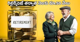 Retirement Investment: రిటైర్మెంట్ తర్వాత నెలకు రూ. 50,000 రావాలా?.. ఇలా పెట్టుబడి పెట్టండి