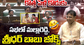Sridhara Babu: కొత్త పెళ్లి కొడుకు అబద్ధాలు చెప్పిండు.. మల్లారెడ్డి పై శ్రీధర్ బాబు జోకులు