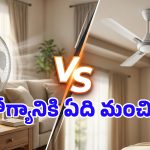 Table Fan vs Ceiling Fan: ఈ వేసవిలో ఏ ఫ్యాన్ వాడటం హెల్త్‌కి మంచిది? నిపుణులు ఇస్తున్న సూచనలివే!