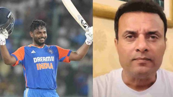 Tanveer Ahmed: సంజు శాంస‌న్ బ్యాట్ లో చిప్స్.. ఫైన‌ల్ కంటే ఐసీసీ ద‌ర్యాప్తు చేయాలి