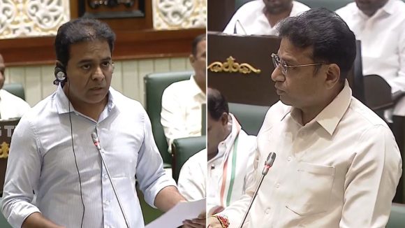 KTR : కేటీఆర్ మాటల తూటాలు.. మిస్ ఫైర్!