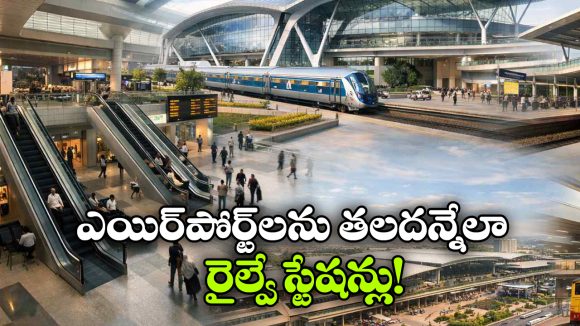 Telangana Railway Stations: తెలంగాణకు కేంద్రం గుడ్ న్యూస్, కళ్లు చెదిరేలా మారబోతున్న4 రైల్వే స్టేషన్లు!