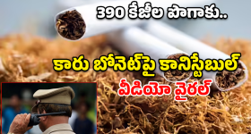 Tobacco Seized: 390 కిలోల పొగాకు.. కారు ఆపమంటే కానిస్టేబుల్‌ను బోనెట్‌పై ఈడ్చుకెళ్లాడు..కట్ చేస్తే!