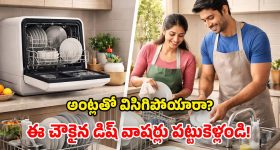 Dishwashers Under Rs 25,000: తక్కువ బడ్జెట్‌లో.. అద్భుతమైన కదిలే డిష్ వాషర్లు.. మిడిల్ క్లాస్‌కు పండుగే!