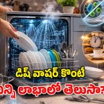 Dishwasher Benefits: అంట్లు తోమలేకపోతున్నారా? డిష్ వాషర్ కొనేయండి.. బోలెడన్ని ప్రయోజనాలు!