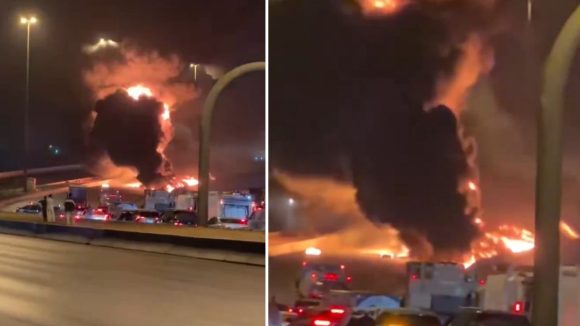 US Embassy in Riyadh: గల్ఫ్‌లో అమెరికా స్థావరాలపై ఇరాన్ కన్ను.. మంటల్లో అమెరికా ఎంబసీ