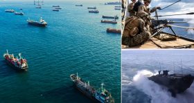 Strait of Hormuz: ఇరాన్ వార్..  రంగంలోకి నౌకా దళాలు, హార్ముజ్ జలసంధికి యుఎస్ మెరైన్‌ టీమ్స్