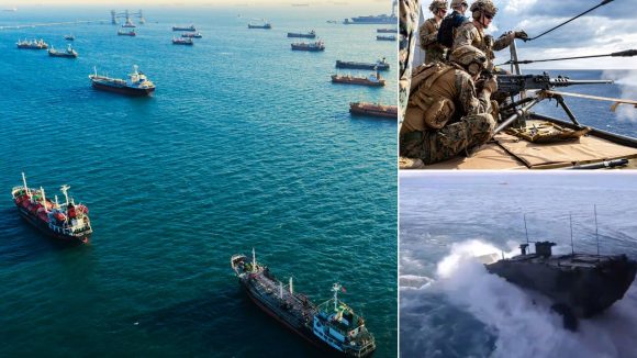 Strait of Hormuz: ఇరాన్ వార్..  రంగంలోకి నౌకా దళాలు, హార్ముజ్ జలసంధికి యుఎస్ మెరైన్‌ టీమ్స్