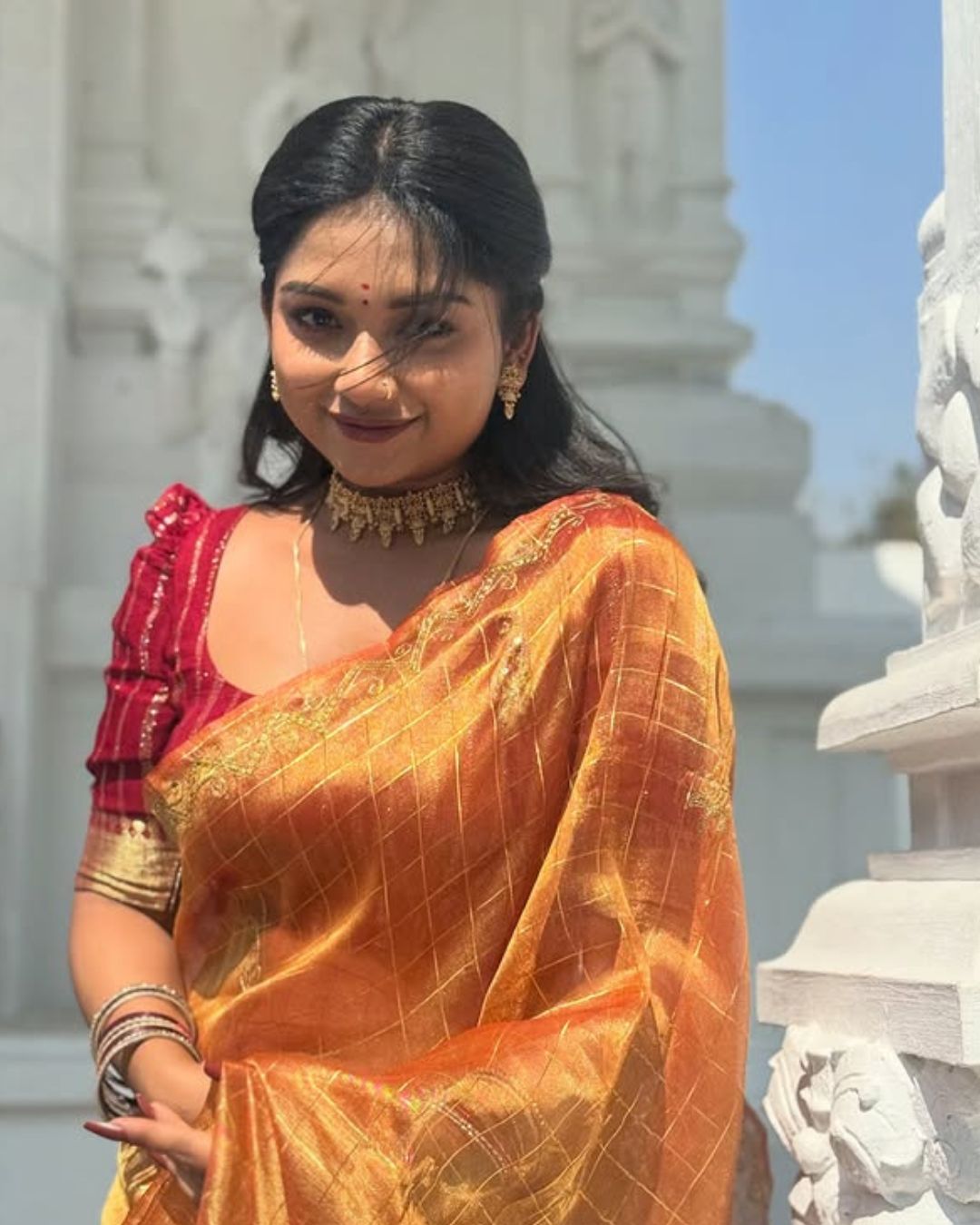 Preethi Sharma : చీరలో ఏముంది మావా..కుర్రాళ్ళు ఏమైపోతారో..