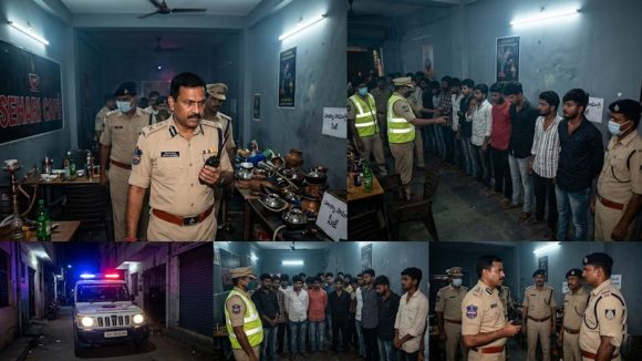Hookah Raids: నిబంధనలు అతిక్రమిస్తే ఊపేక్షించేది లేదు.. అర్ధరాత్రి హుక్కా అడ్డాలపై మెరుపు దాడులు.. పోలీసుల ఉక్కుపాదం