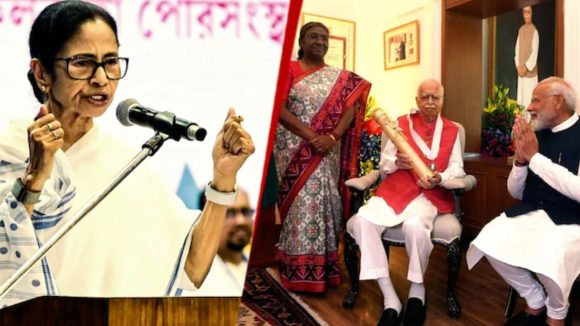 Mamata vs Modi: రాష్ట్రపతి నిలబడి ఉంటే.. మోదీ కూర్చున్నారు.. పాత ఫోటోతో మమత కౌంటర్