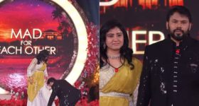 Haritha Harish: భార్య కాళ్లు పట్టుకొని క్షమాపణలు చెప్పిన మాస్క్ మ్యాన్ హరిత హరీష్.. తప్పు చేశానంటూ