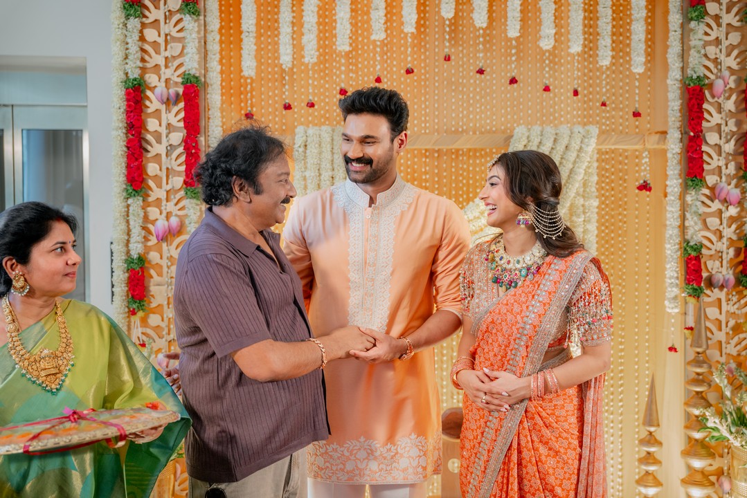 Actor Bellamkonda Sai Srinivas engagement photo gallery viral