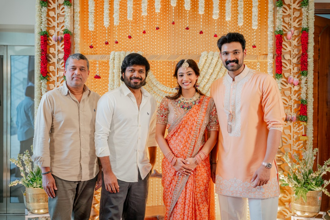 Actor Bellamkonda Sai Srinivas engagement photo gallery viral