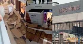 Lake Shore Mall: కూకట్‌పల్లి లేక్ షేర్ మాల్‌లో అపశృతి.. సందర్శకులపై పడ్డ సీలింగ్ బోర్డులు..