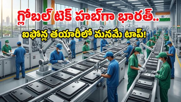 iPhone Manufacturing: ప్రపంచవ్యాప్తంగా ప్రతి 4 ఐఫోన్లలో ఒకటి ‘మేడ్ ఇన్ ఇండియా’..  మార్కెట్లో 25% వాటా మనదే!