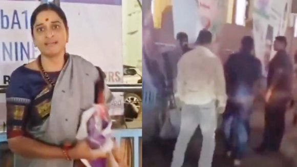 Iftar Controversy: హైదరాబాద్‌లో ఇఫ్తార్ విందు ఫ్లెక్సీల వివాదం.. చించి పారేసిన బీజేపి నాయకురాలు