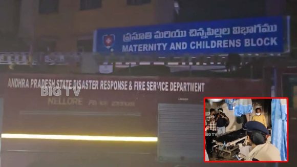 Fire Accident: నెల్లూరు GGHలో అగ్నిప్రమాదం.. భయంతో పరుగులు తీసిన రోగులు