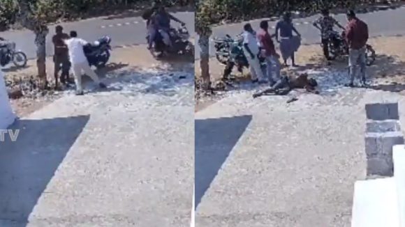 jagityal district: దారుణం.. కారుకు అడ్డువచ్చాడని దళితుడిపై సర్పంచ్ కుటుంబం విచక్షణారహిత దాడి.