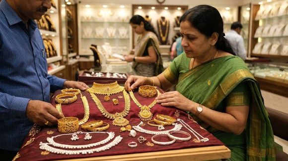 Today Gold Rate: ఆగుతాయనుకుంటే మళ్లీ పైపైకే.. రికార్డు స్థాయి దిశగా గోల్డ్ రేట్లు.. ఈరోజు మార్కెట్ లెక్కలివే !