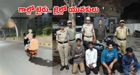 పోలీసుల ముందే బైక్ స్టంట్స్.. సినిమా స్టైల్‌లో ఛేజింగ్, చివరికి..