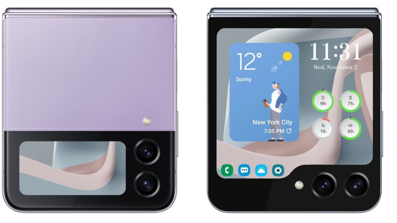 Samsung Triple Display| ట్రిపుల్ డిస్‌ప్లే ఫ్లిప్ ఫోన్ తయారు చేస్తున్న ...