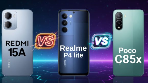 Smartphone Comparison: రెడ్మి 15A 5G vs రియల్‌మి P4 లైట్ vs పోకో C85x.. లోబడ్జెట్‌లో ఏది బెస్ట్?