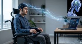 Laptop Control with Brain: మెదడుతో ల్యాప్‌టాప్ కంట్రోల్ చేసిన యువకుడు.. కొత్త టెక్నాలజీ ఎలా పనిచేస్తుందంటే