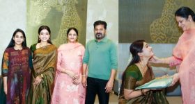 Rashmika Mandanna: విరోష్ వెడ్డింగ్ రిసెప్షన్.. సీఎం దంపతులకు రష్మిక ఆహ్వానం..