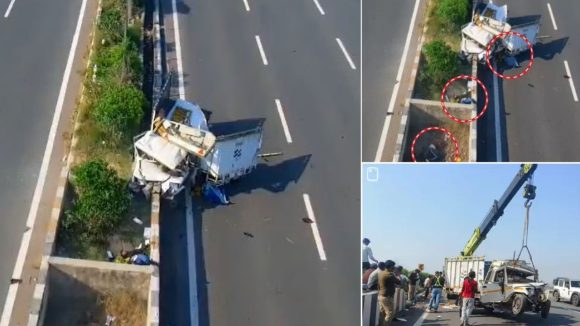 Road Accident: ఘోర రోడ్డు ప్రమాదం.. ట్రక్కు నుంచి ఎగిరిపడ్డ ప్రయాణికులు, స్పాట్‌లో ఎనిమిది మంది