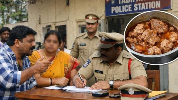 Strange Complaint at Tadipatri: సార్.. నా మటన్ ఉడకలేదు.. పోలీస్ స్టేషన్‌లో వింత ఫిర్యాదు.. షాకైన పోలీసులు.